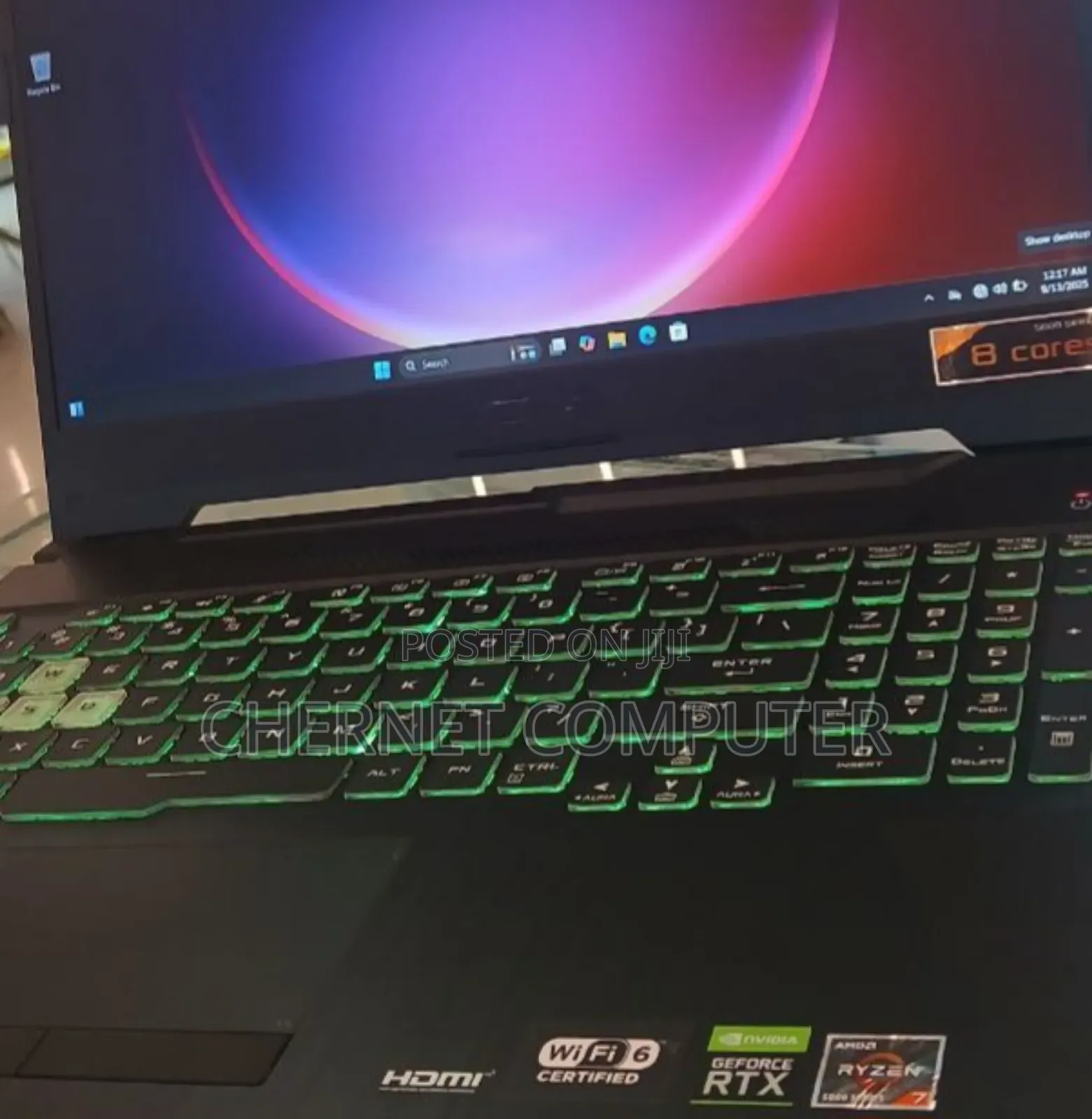 New Laptop Asus TUF Gaming A15 16GB AMD Ryzen 7 SSD 512GB