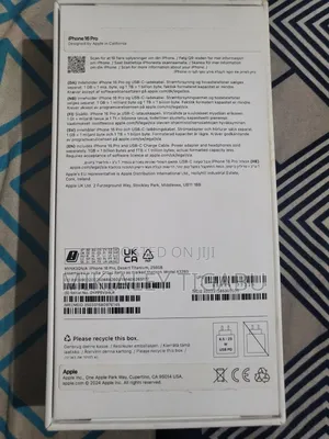 New Apple iPhone 16 Pro 256 GB