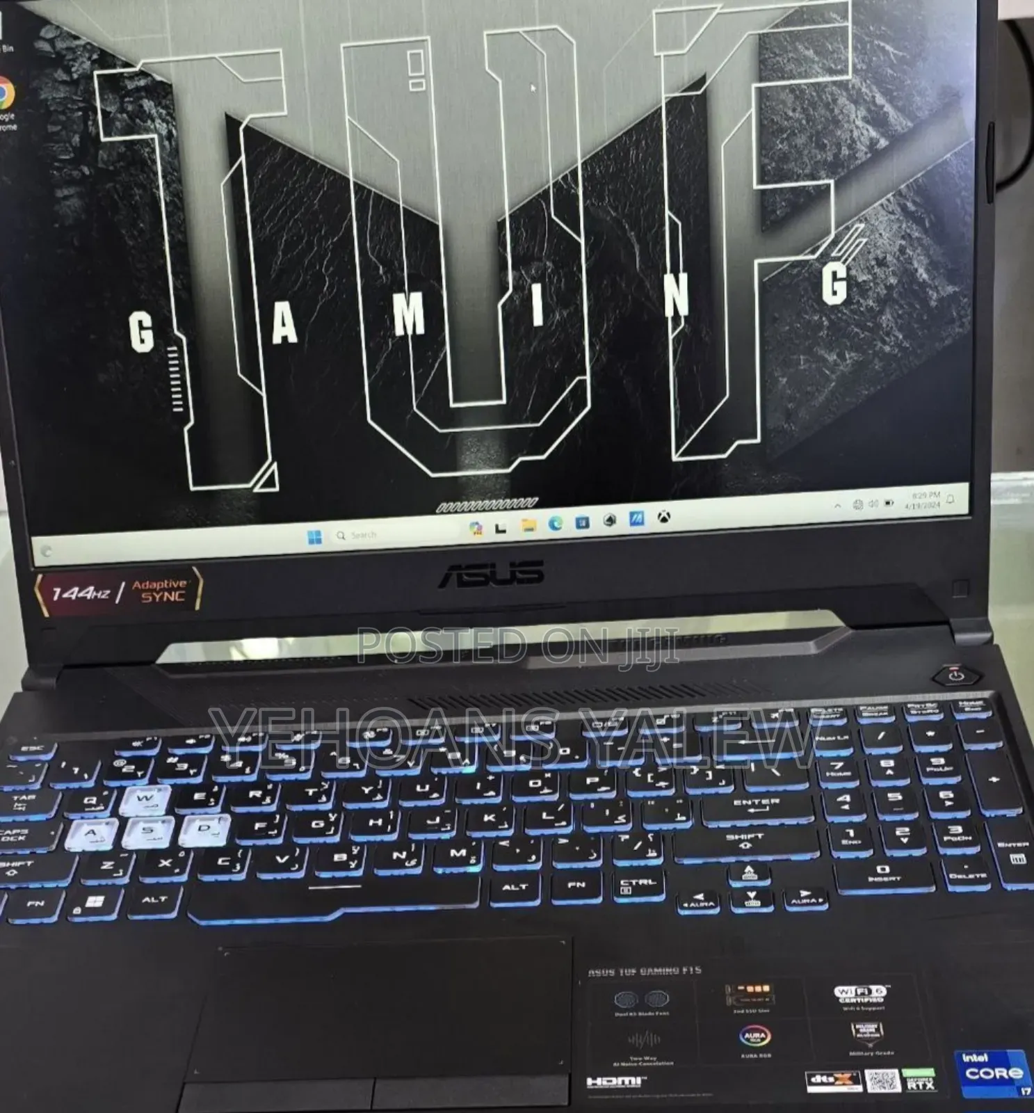 New Laptop Asus TUF Gaming A15 16GB Intel Core I7 SSD 1T