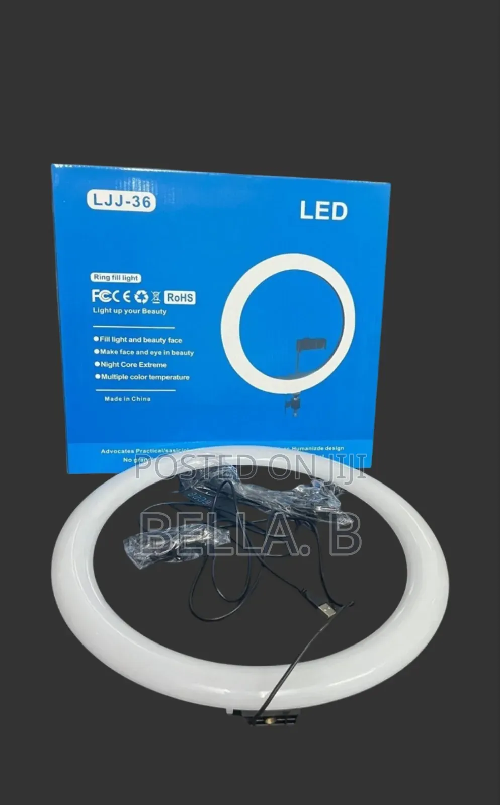 14 Inch Led Ring Light: Perfect for Indoor and Outdoor Use.