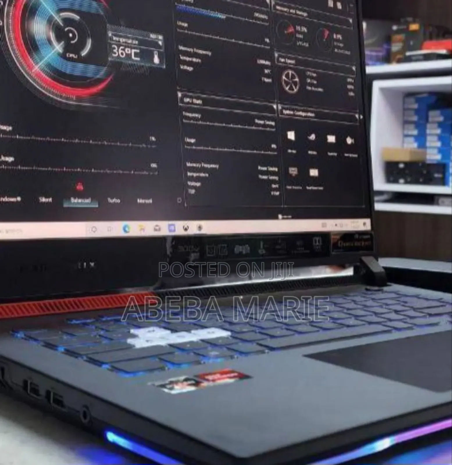 New Laptop Asus ROG Strix G16 G614 16GB AMD Ryzen 9 SSD 512GB