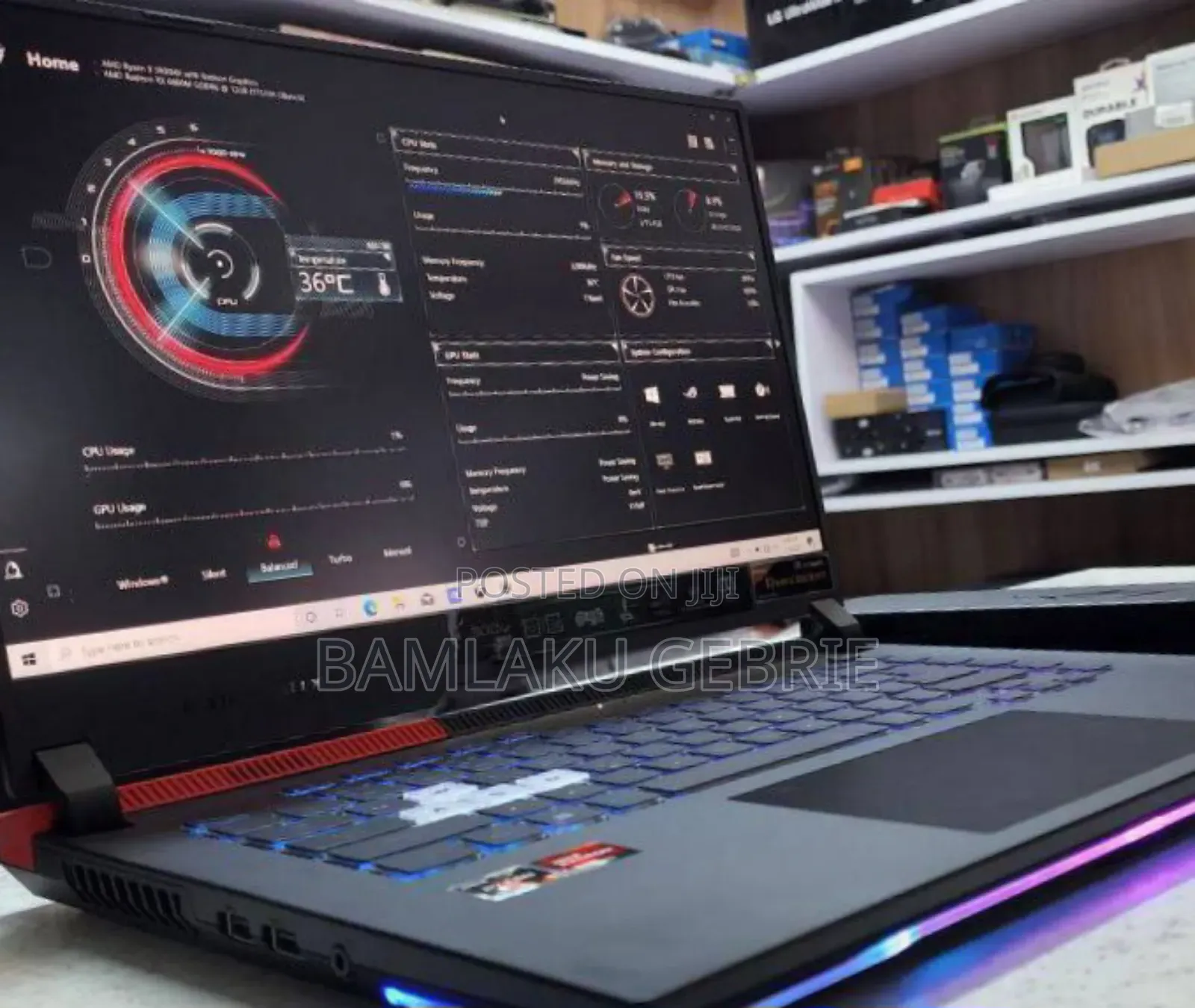 New Laptop Asus ROG Strix G15 16GB AMD Ryzen 9 SSD 512GB