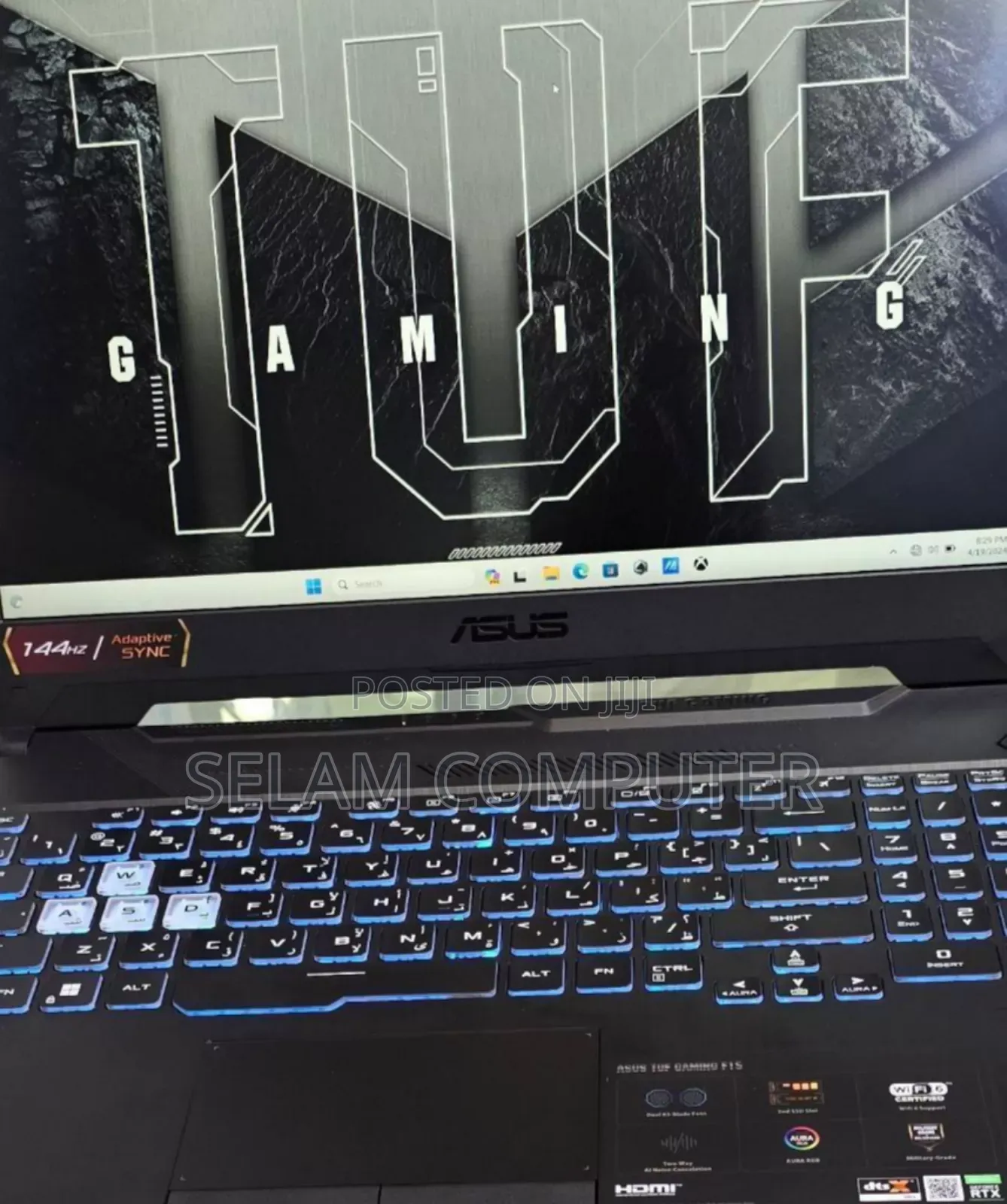 New Laptop Asus TUF Gaming A15 16GB Intel Core I7 SSD 512GB