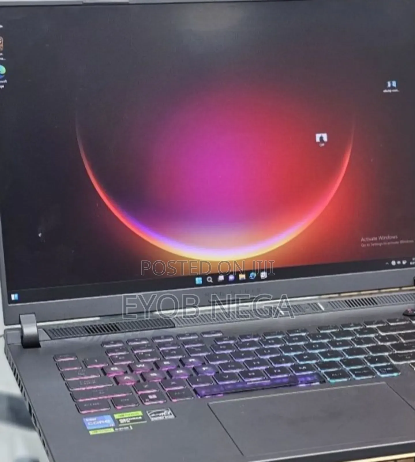 New Laptop Asus ROG Strix G15 16GB Intel Core I7 SSD 1T