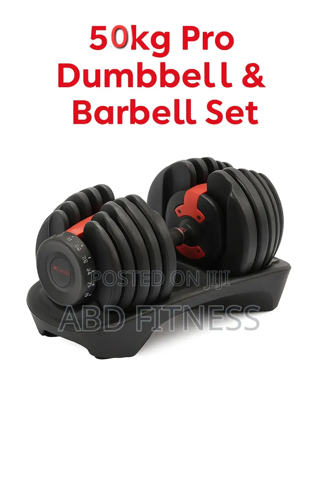 Adjustable Dumbbell 48kg – All-in-One Weight Set