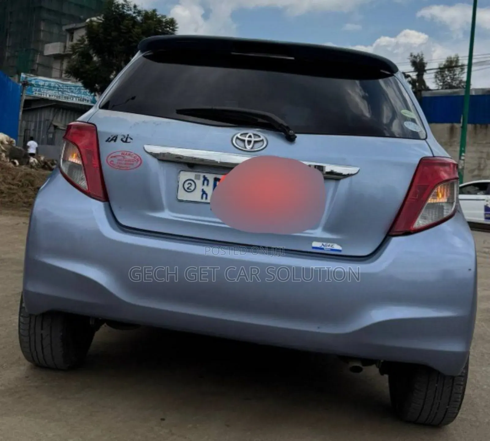 Toyota Yaris 2013 Blue