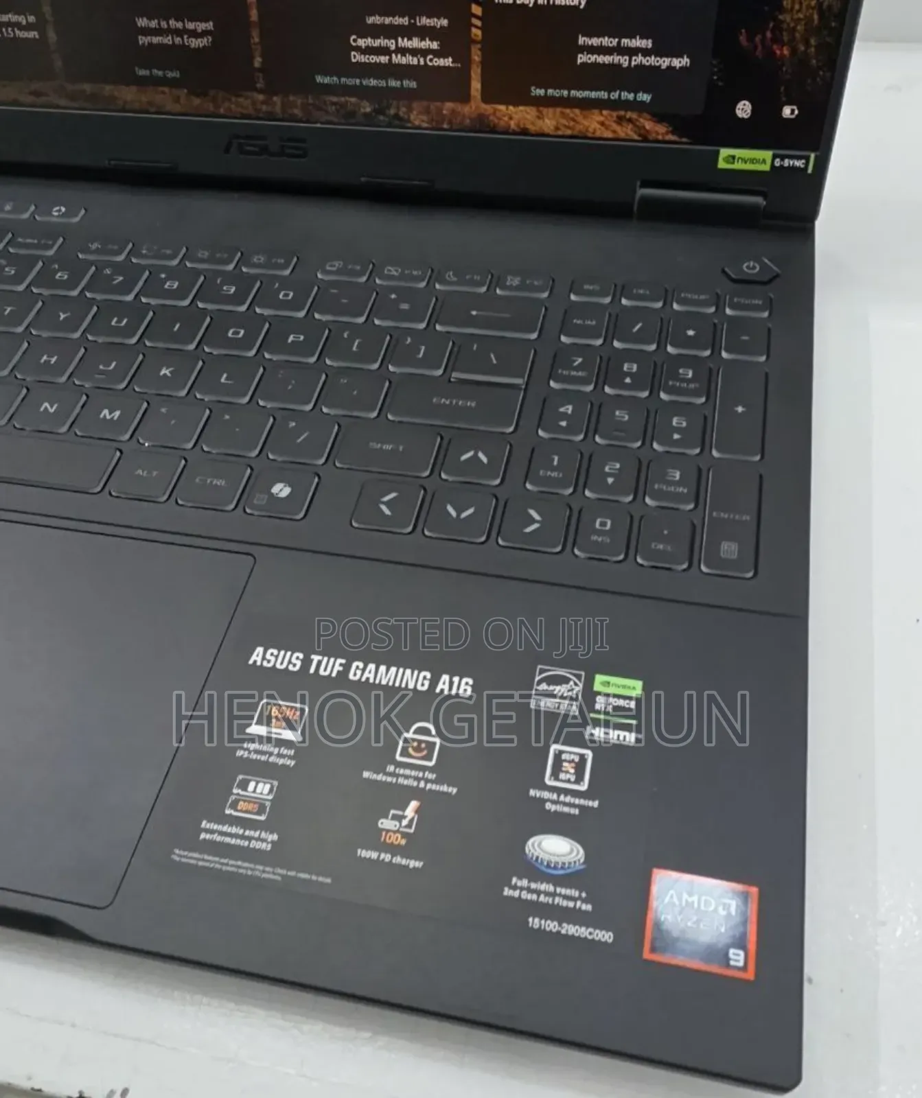 New Laptop Asus TUF Gaming A15 32GB Intel Core I9 SSD 1T