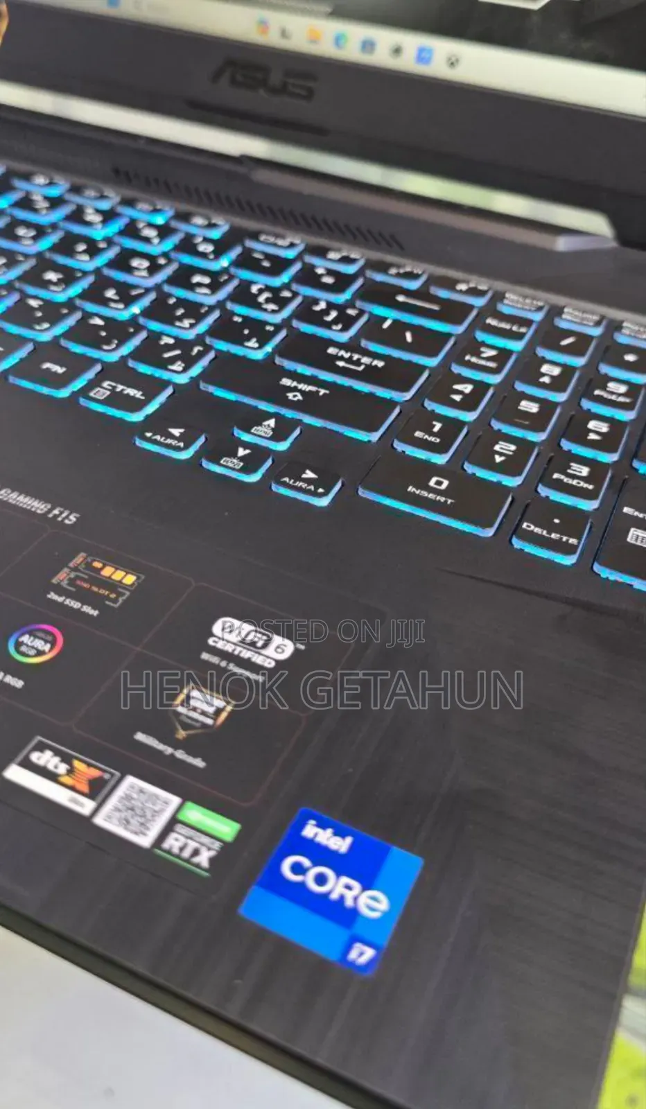 New Laptop Asus TUF Gaming A15 16GB Intel Core I7 SSD 1T