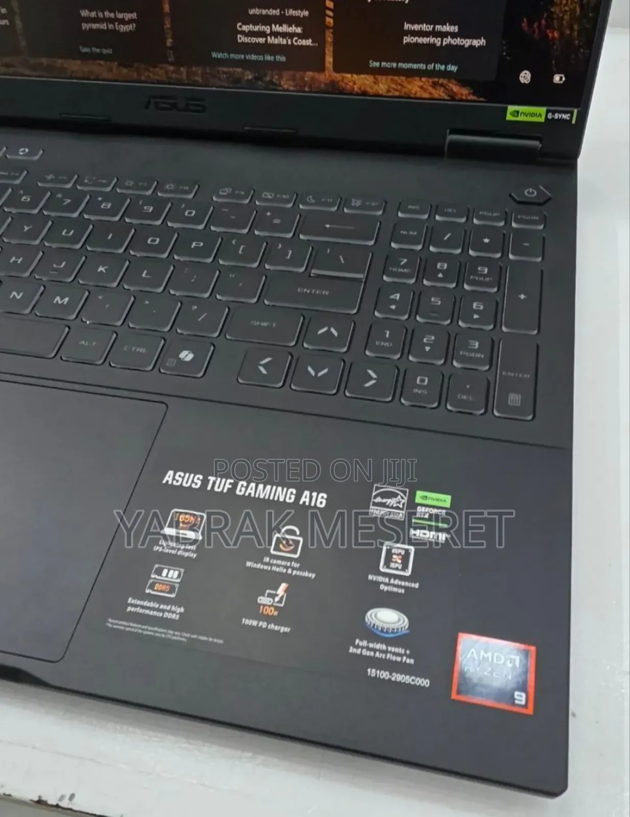 New Laptop Asus 32GB AMD Ryzen 9 SSD 1T