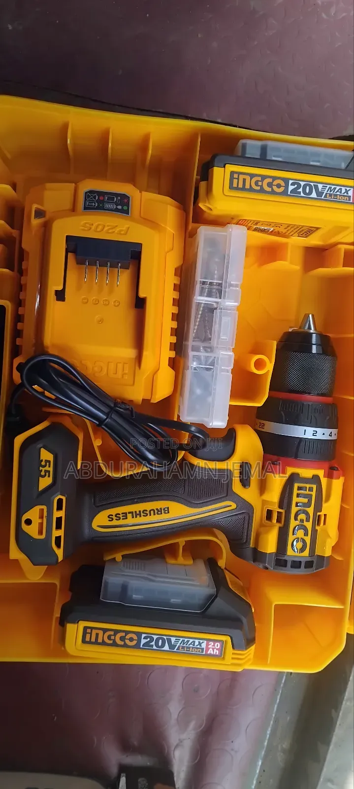 Burshlss Chagble Dril Inco 20 V