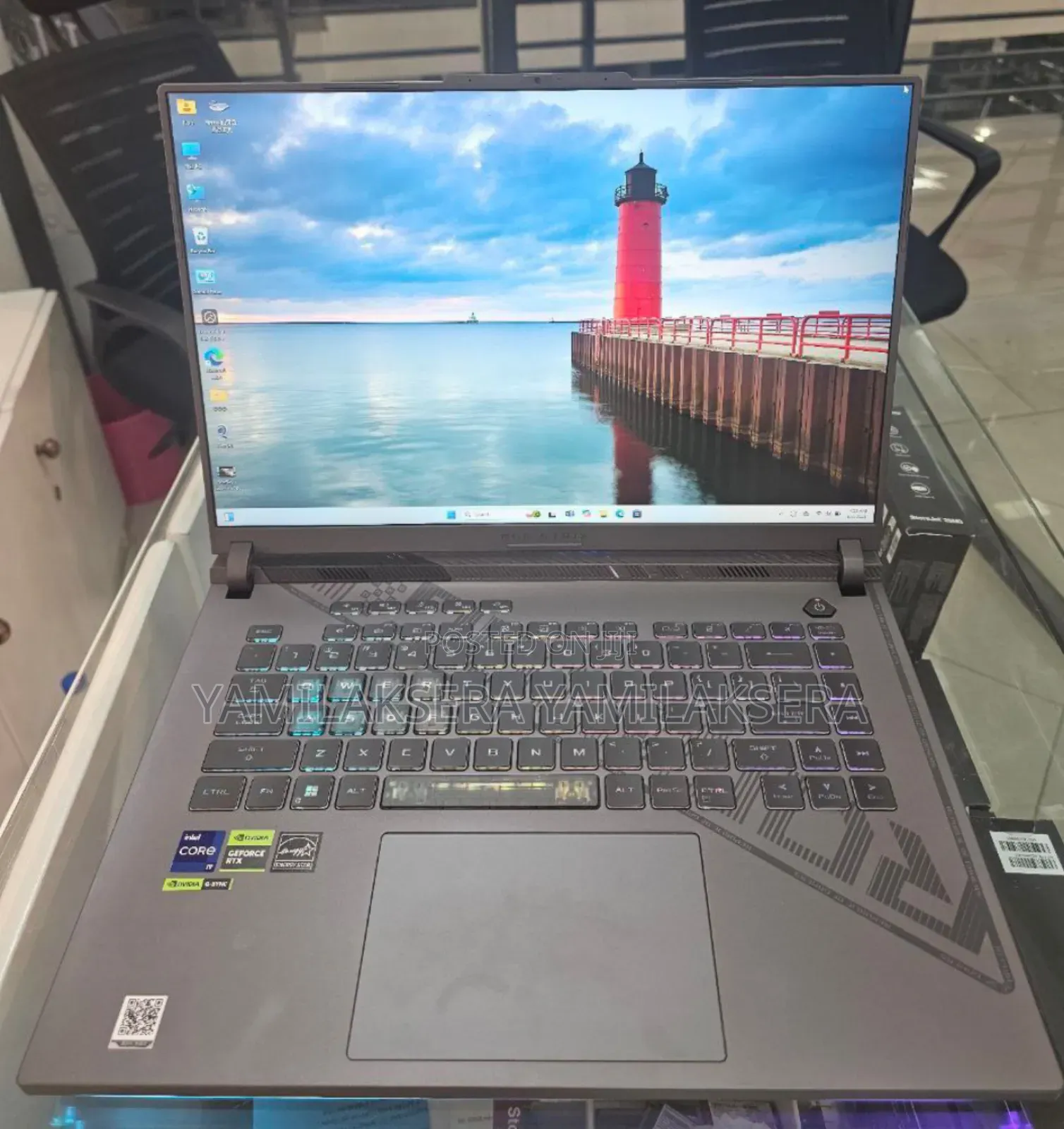 New Laptop Asus ROG Strix G16 G614 8GB Intel Core I9 SSD 1T