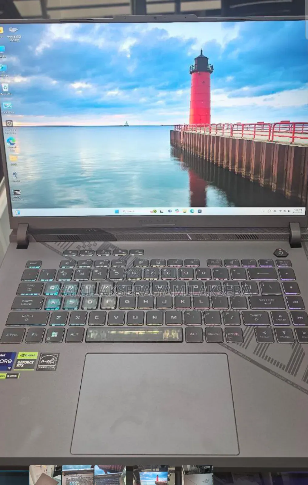 New Laptop Asus ROG Strix G16 G614 8GB Intel Core I9 SSD 1T