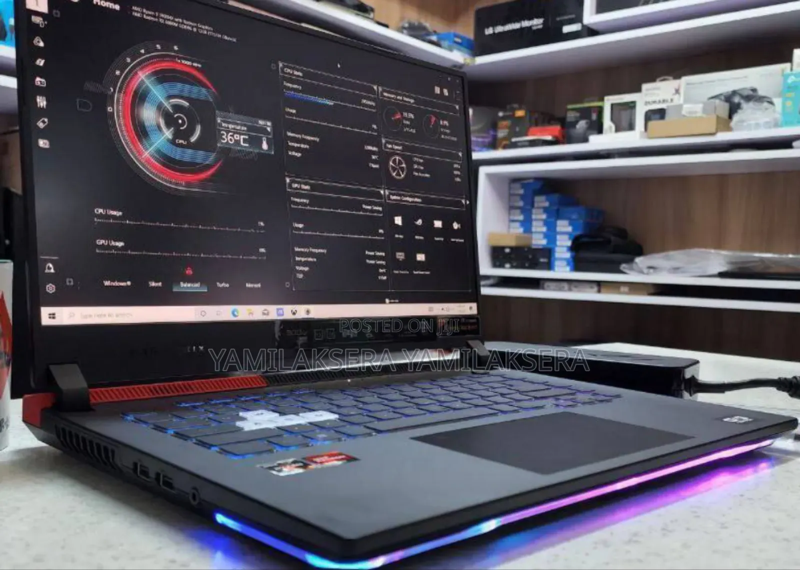 New Laptop Asus ROG Strix G15 16GB AMD Ryzen 9 SSD 512GB