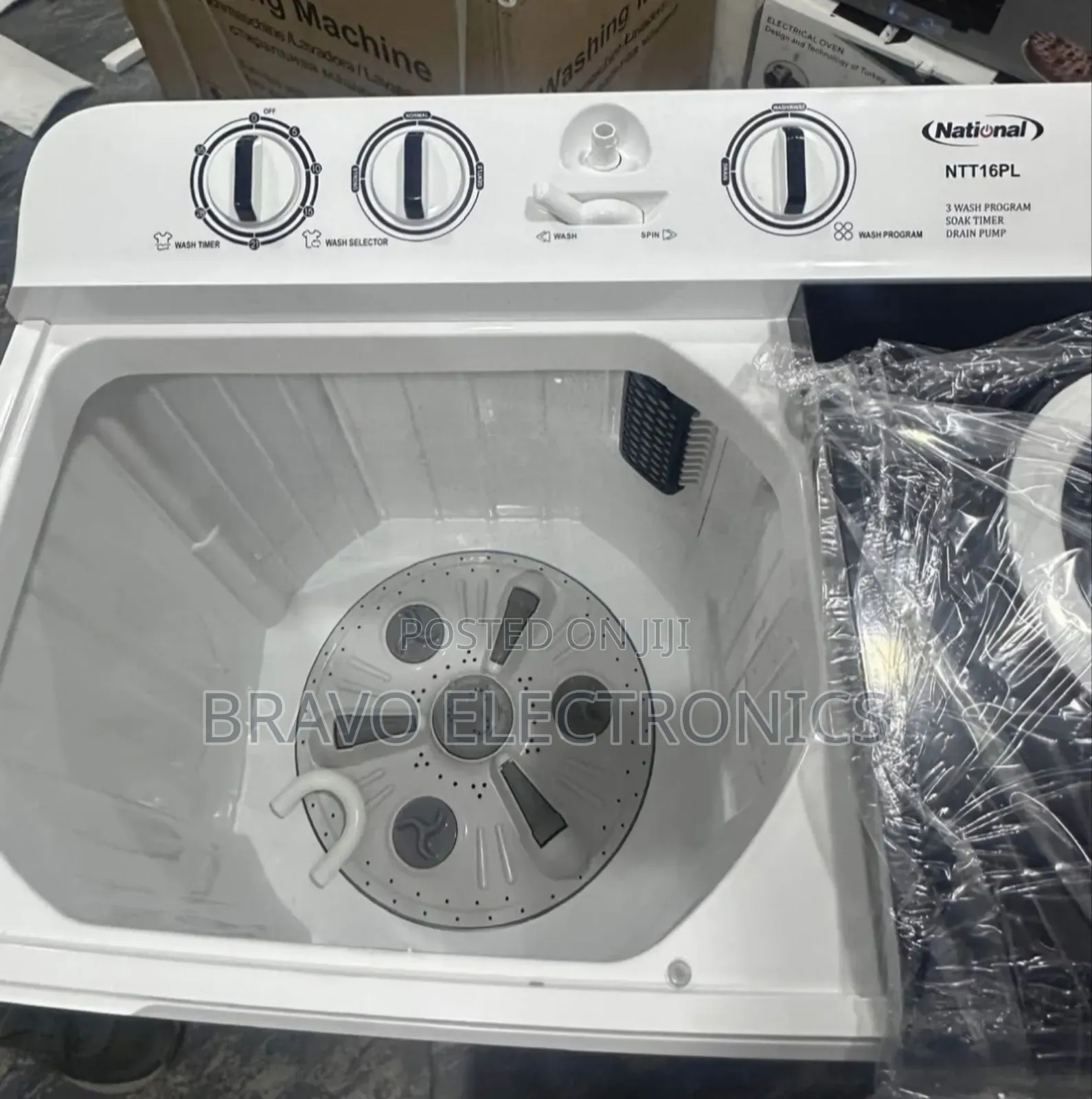National 16kg Semi-automatic Washing Machine – New 2025 Model