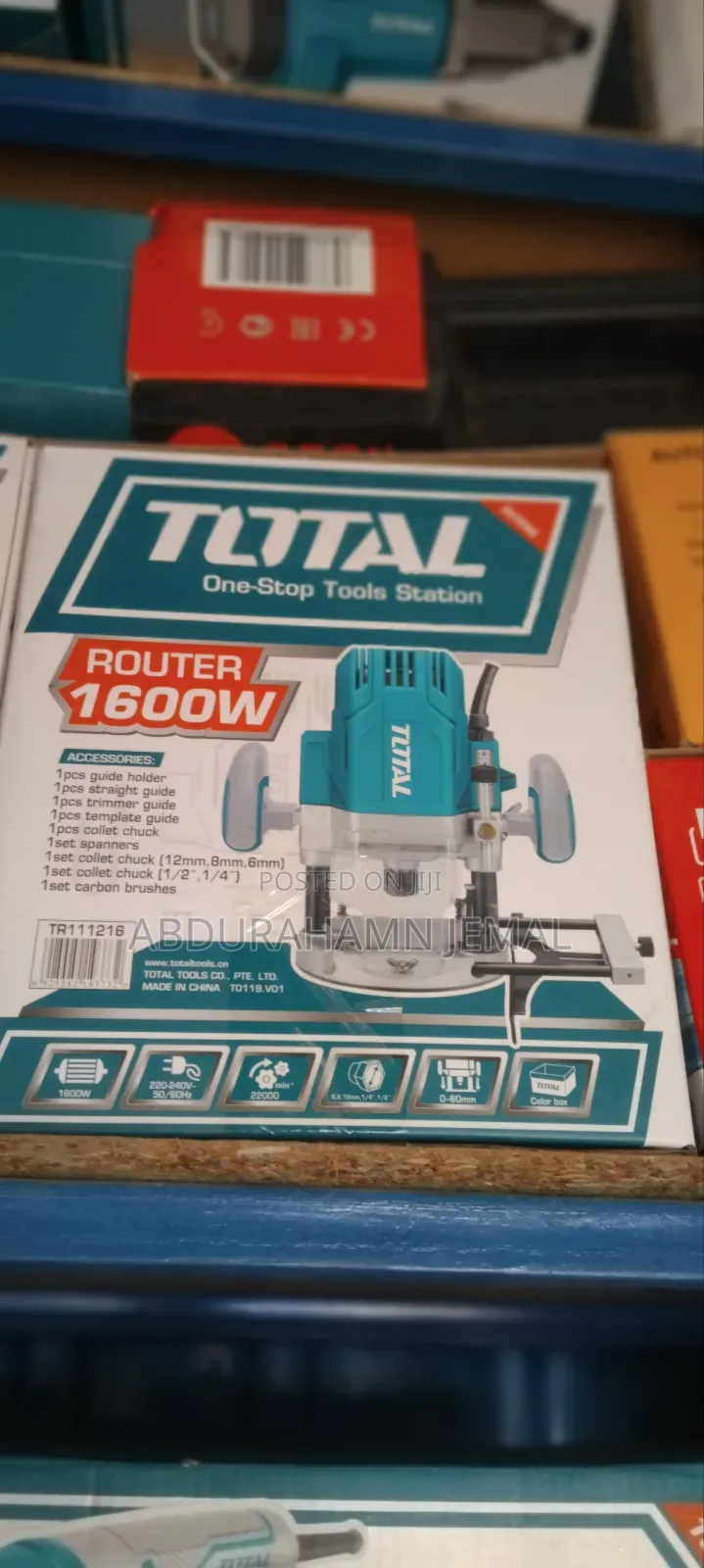 Router Total 1600w