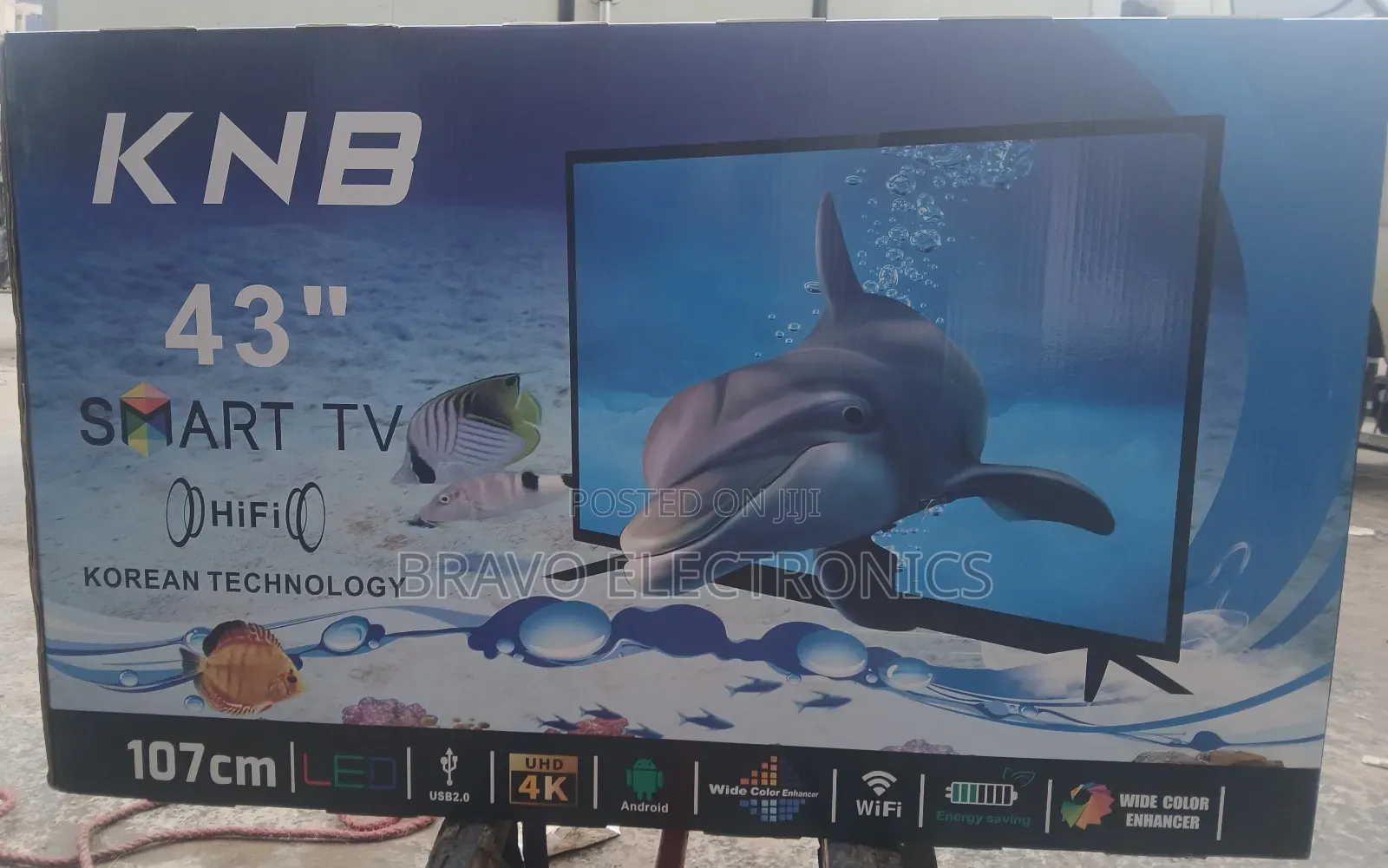 KNB 43" Smart Tv – Korean Tech, Stunning Quality!