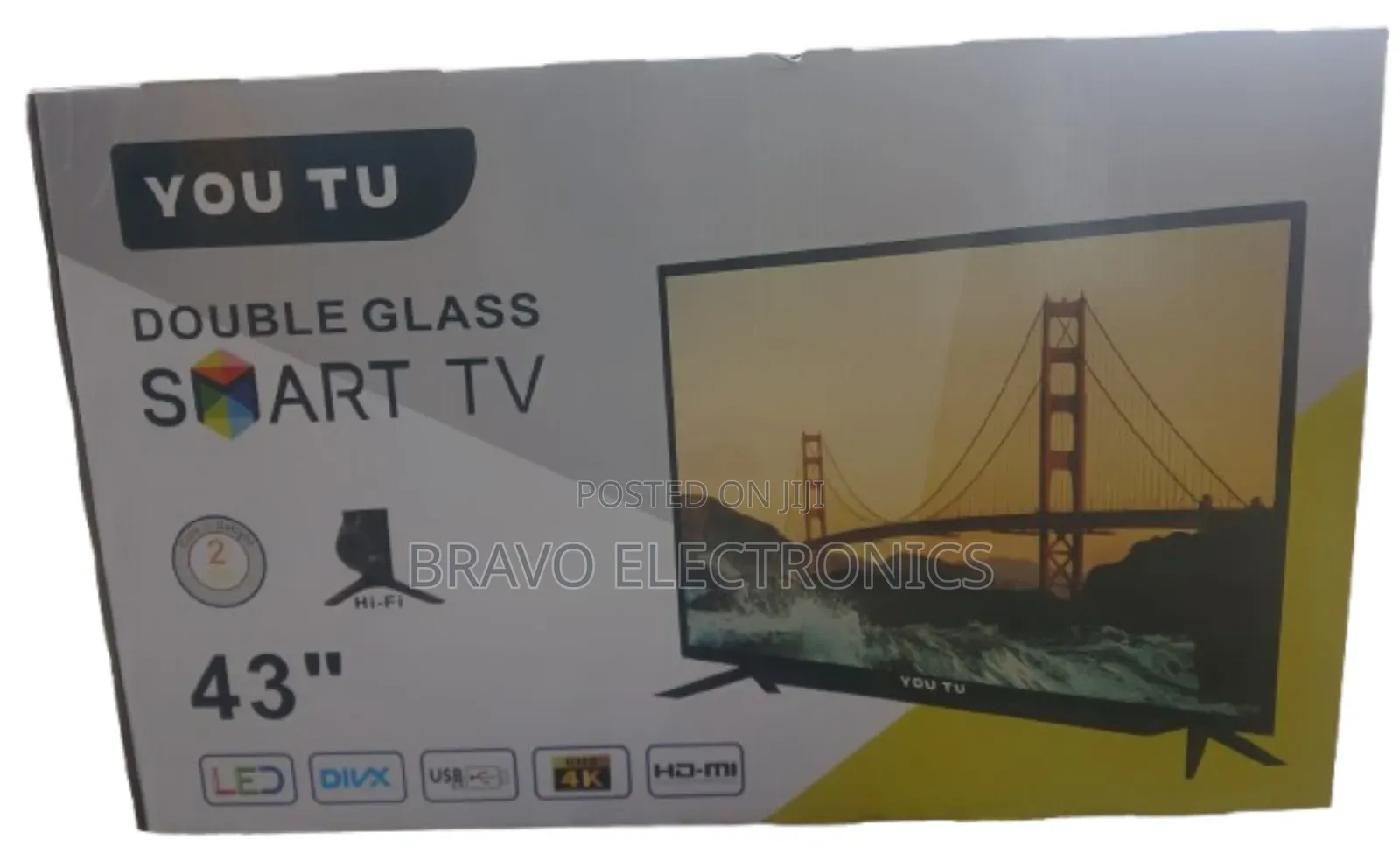 You Tu 43" Smart Tv – Bright, Bold Brilliant!