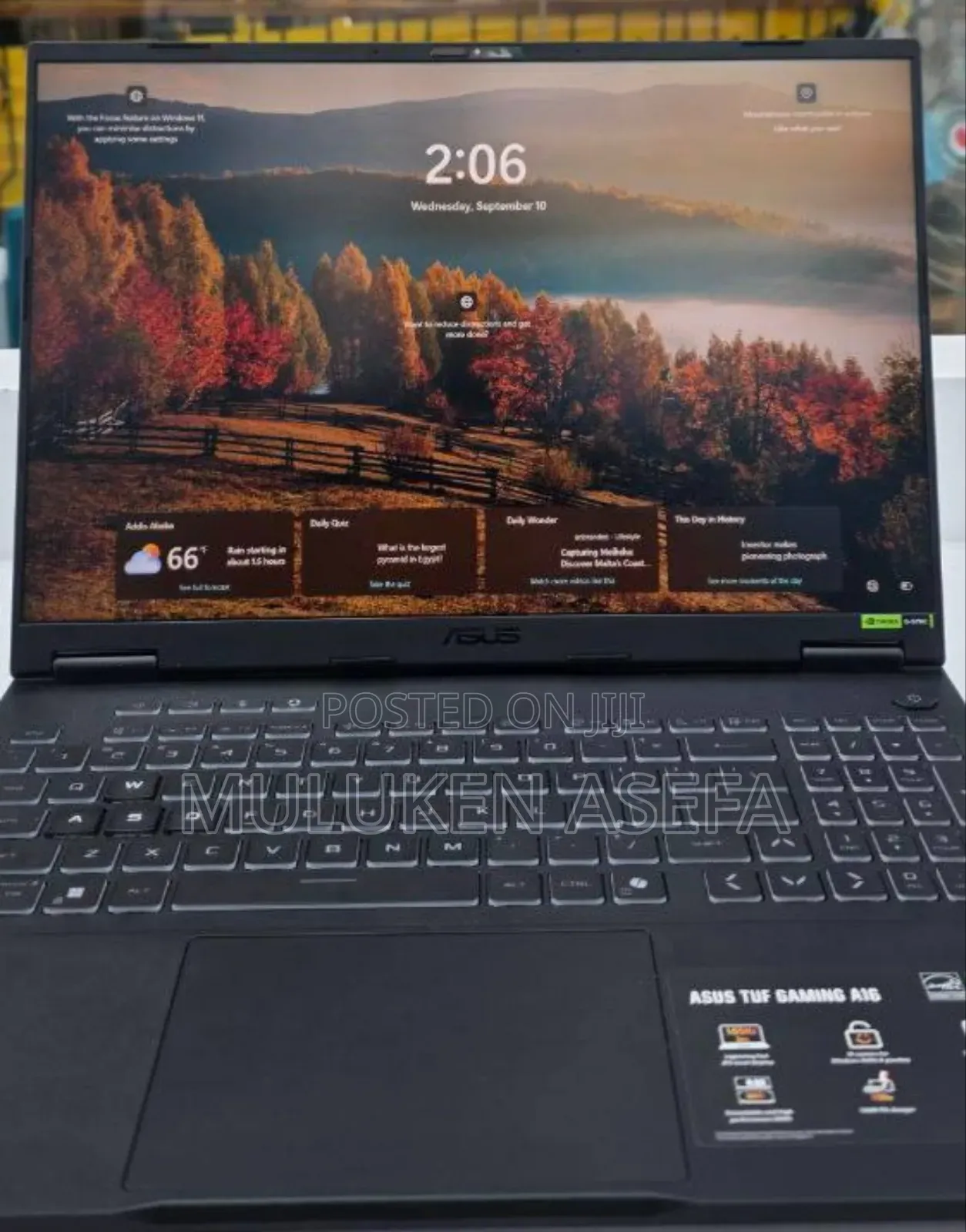 New Laptop Asus TUF Gaming A15 32GB AMD Ryzen 9 SSD 1T