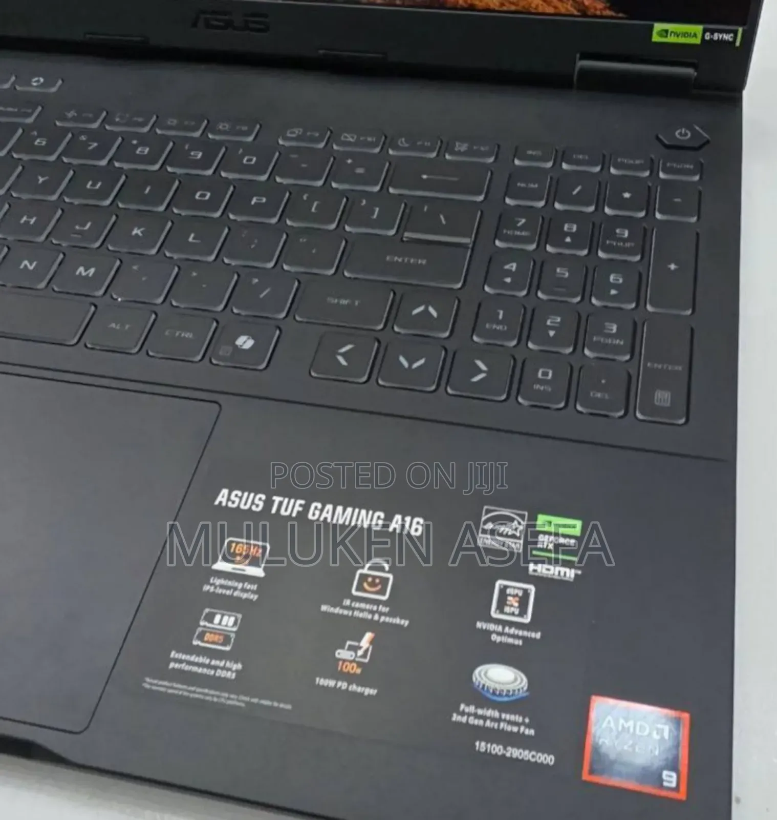 New Laptop Asus TUF Gaming A15 32GB AMD Ryzen 9 SSD 1T