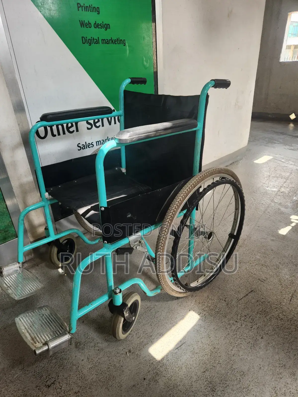 Green Medical Wheelchair直言wheelchair考生wheelchair底片wheelchair Folded