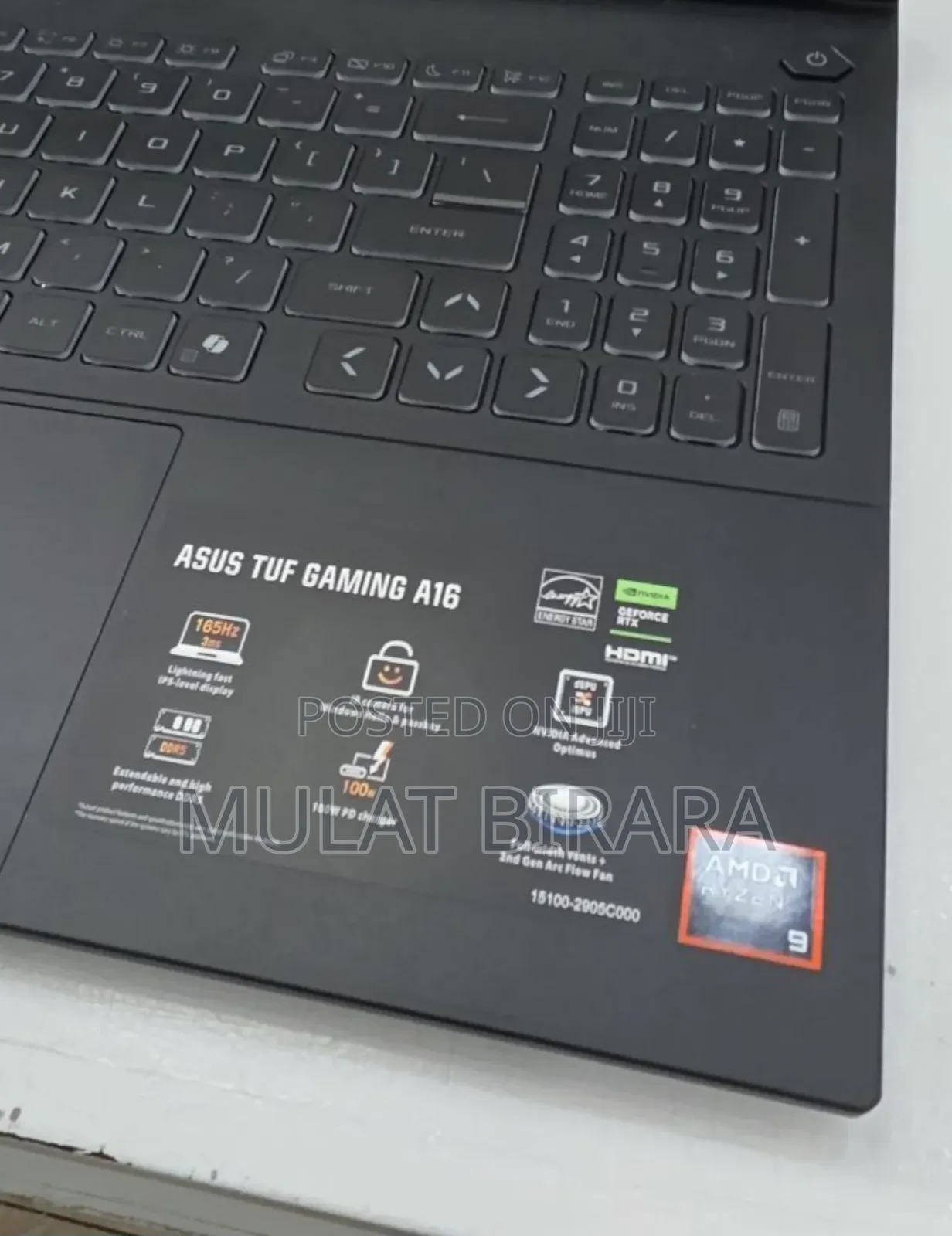 New Laptop Asus TUF Gaming F16 32GB AMD Ryzen 9 SSD 1T