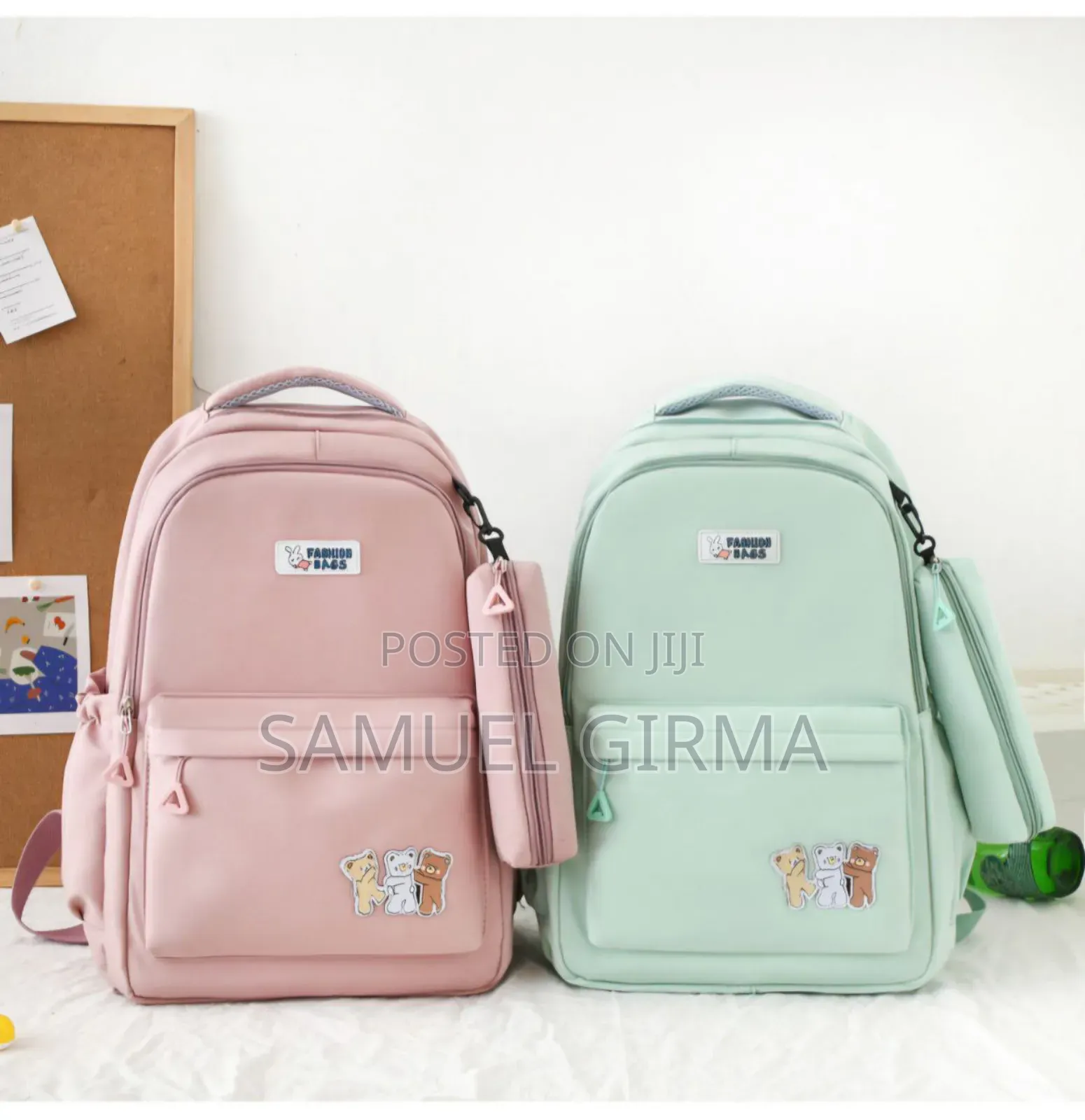 Mk- 0688 2 in 1 School Back Bag