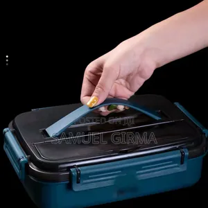 Mk- 0682 Partitioned Plastic Lunchbox Size: 1000 Ml