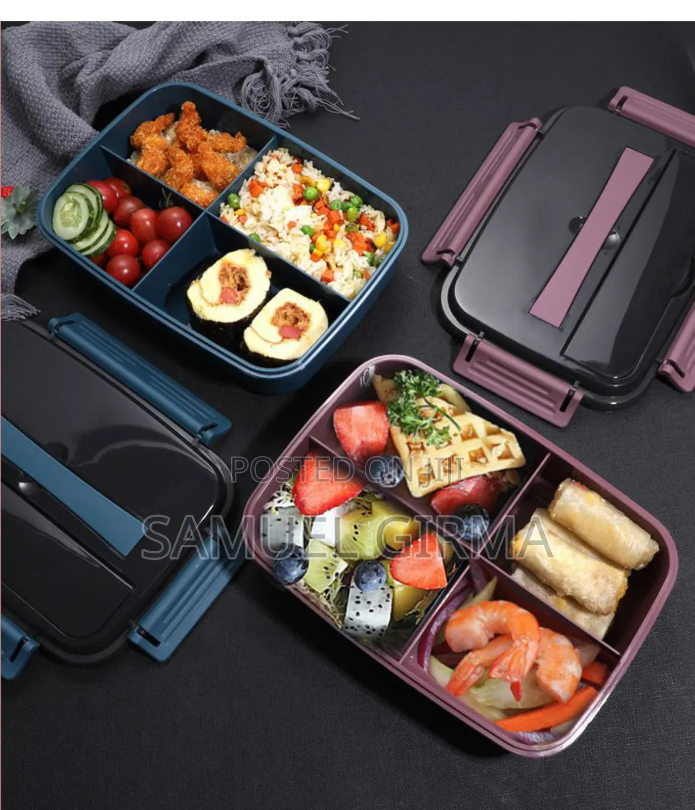 Mk- 0682 Partitioned Plastic Lunchbox Size: 1000 Ml
