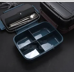 Mk- 0682 Partitioned Plastic Lunchbox Size: 1000 Ml