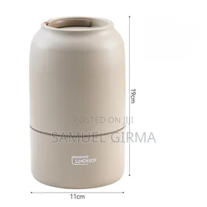 Mk- 0681 2 in 1 Insulated Thermal Lunchbox Size: 1200 Ml