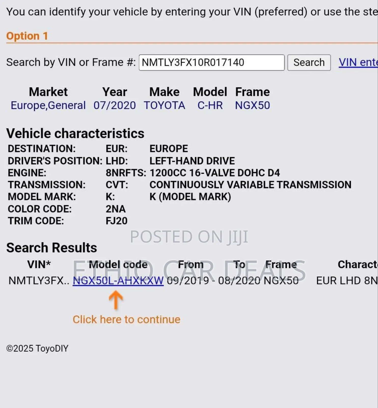 Toyota C-HR Limited FWD 2020 White