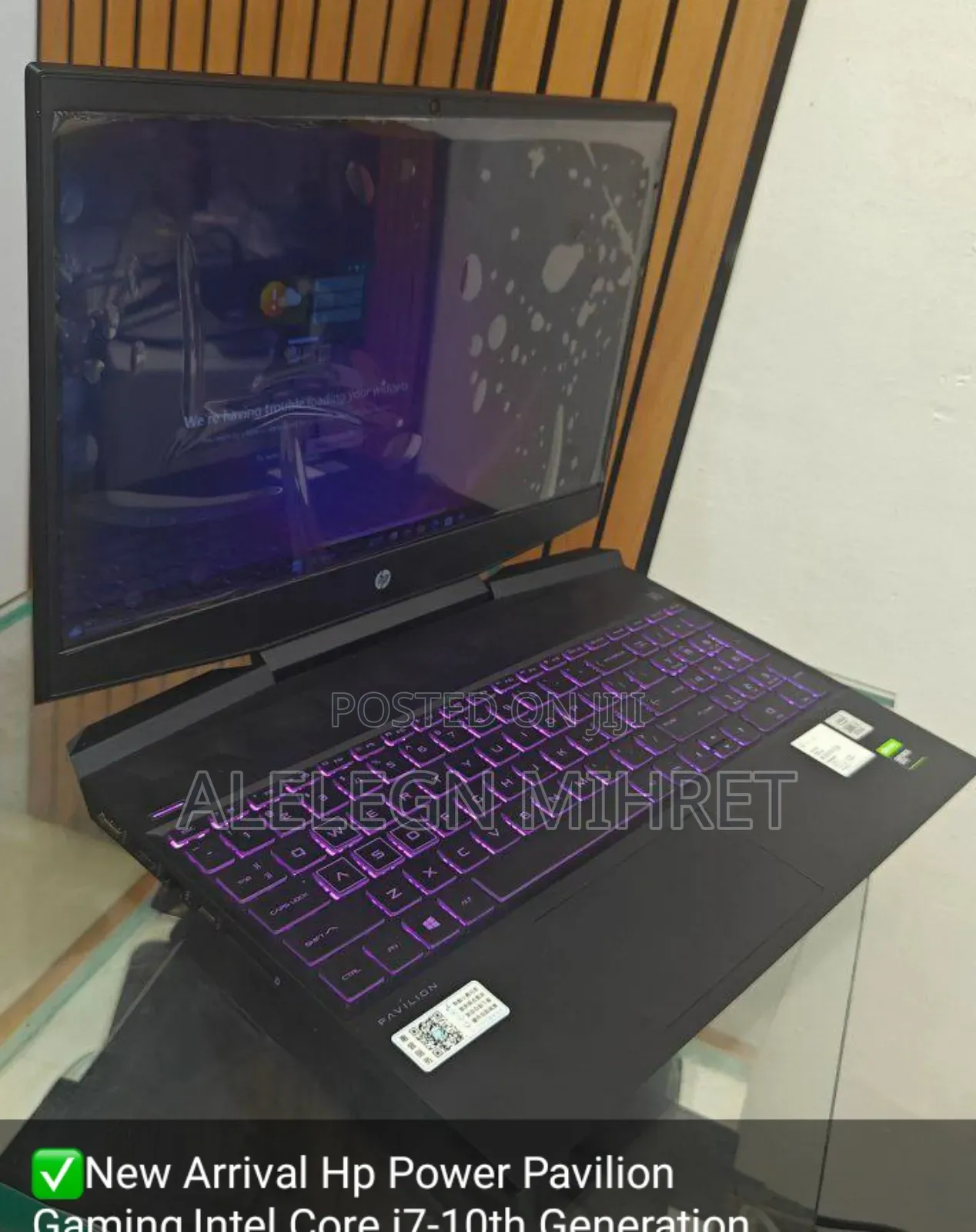 New Laptop HP Pavilion Power 15 16GB Intel Core I7 SSD 512GB