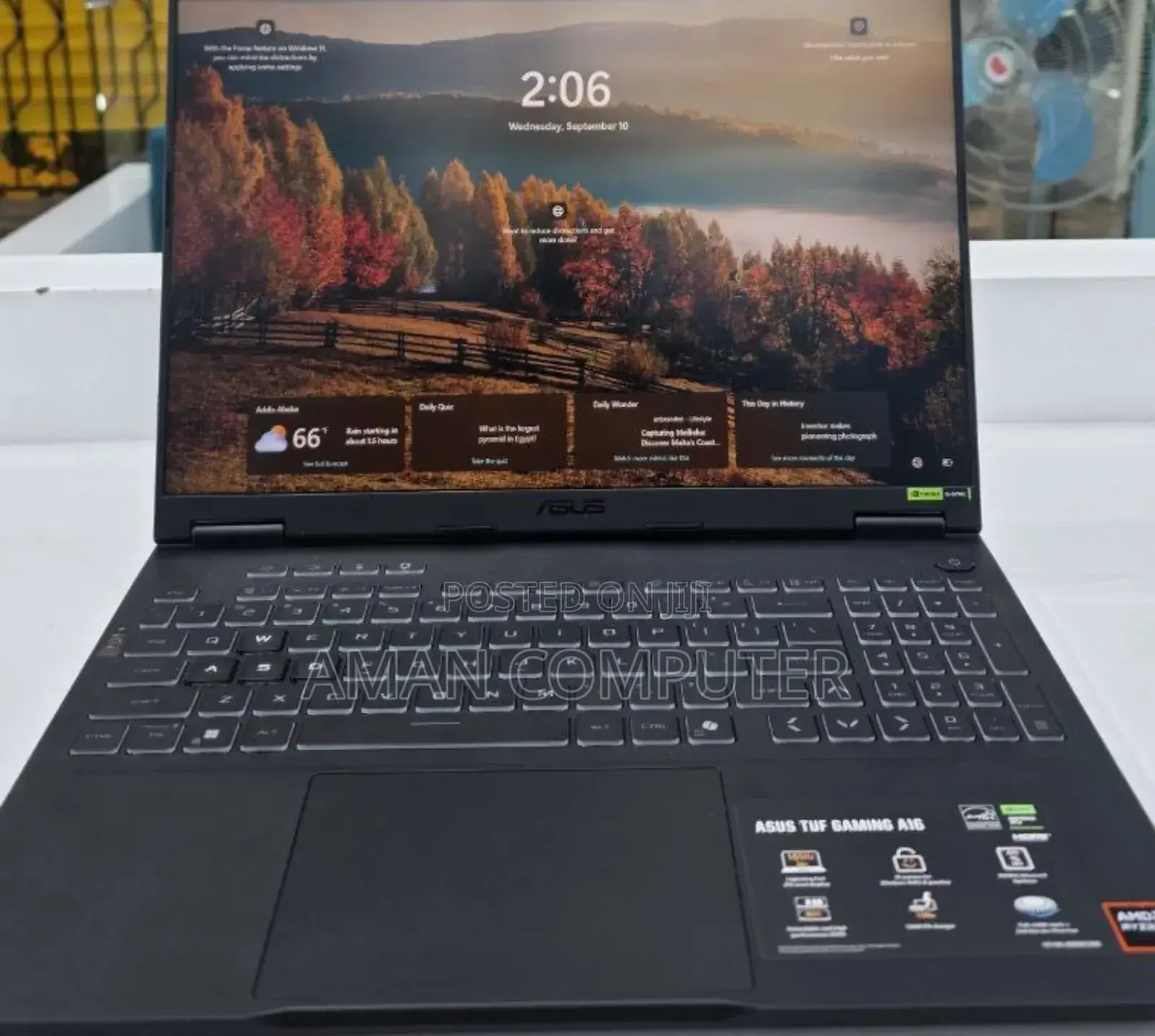 New Laptop Asus TUF Gaming F16 32GB AMD Ryzen 9 SSD 1T