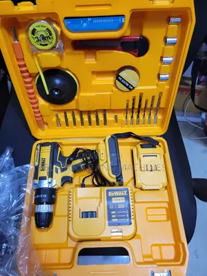 Photo - Dewalt Cordless Drill Chargeable Drill With Full Accessories 21v