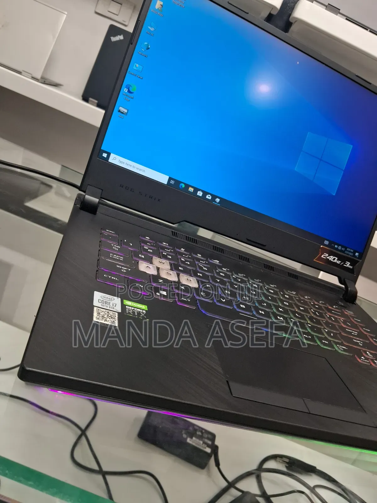 New Laptop Asus ROG Strix G15 16GB Intel Core I7 SSD 512GB