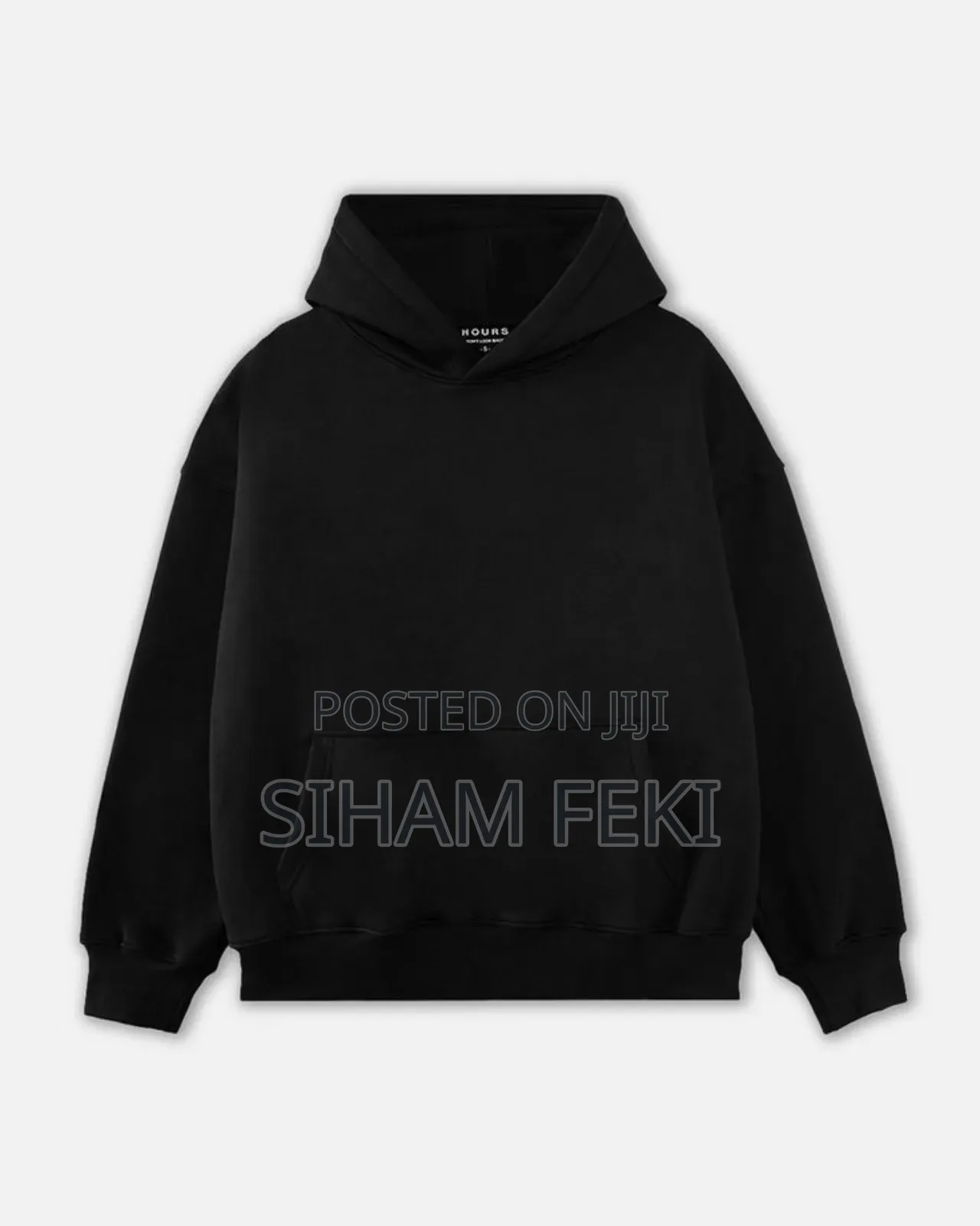 Black Hoodie for Both Men and Women