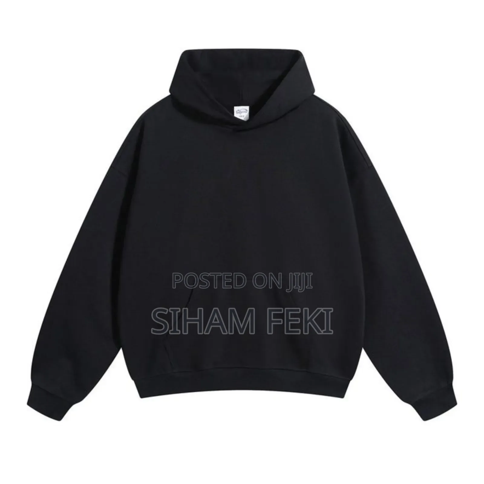 Black Hoodie for Both Men and Women