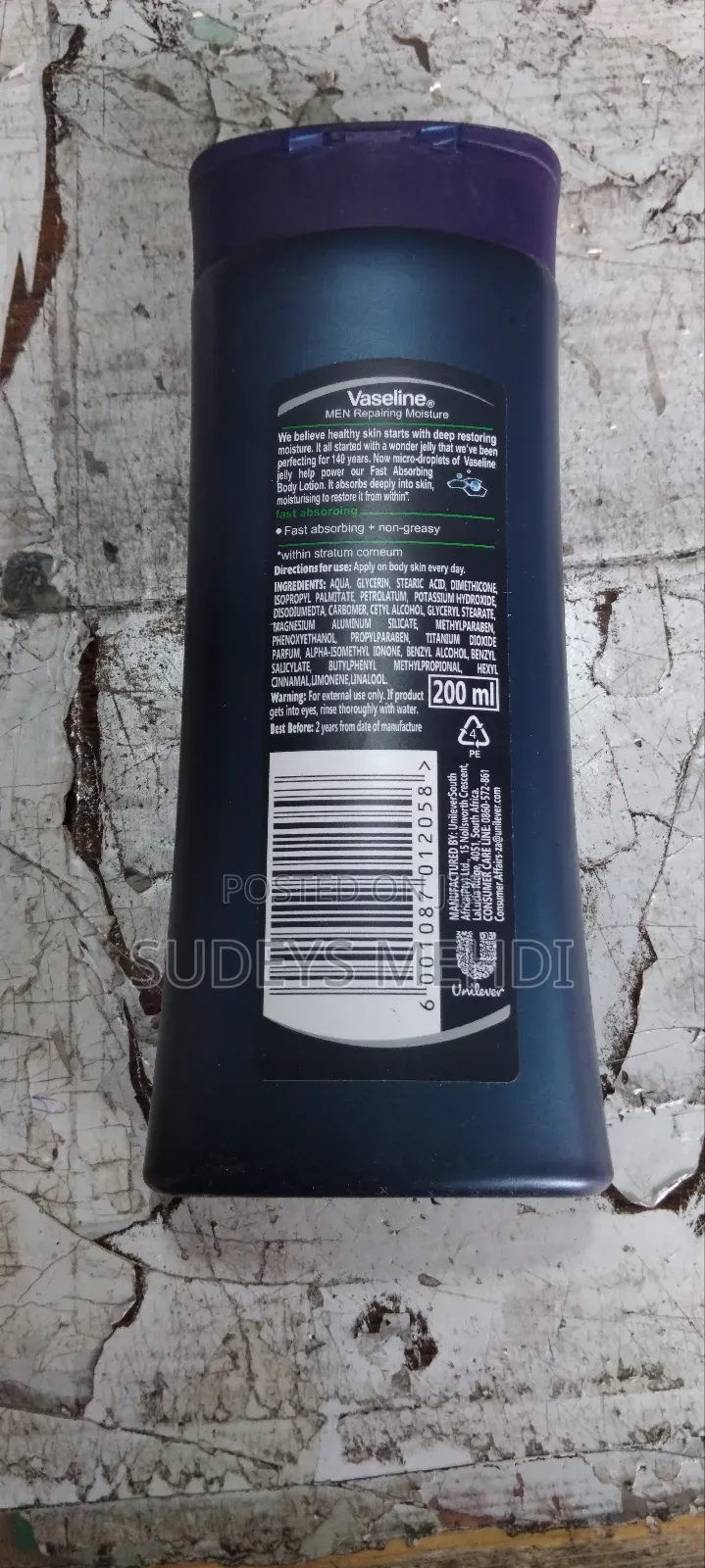 Vaseline Men Lotion _200ml