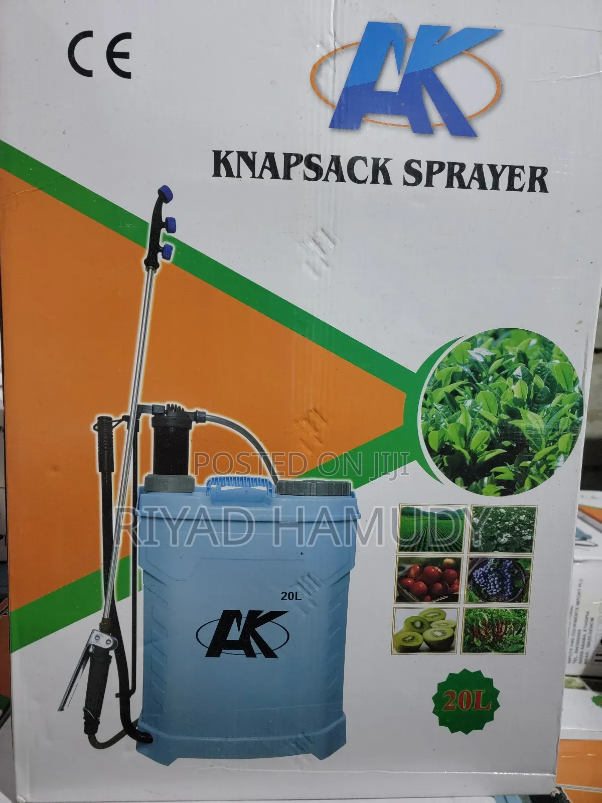 Ak Knapsack Sprayer ኬሚካል መርጫ 20 Litter