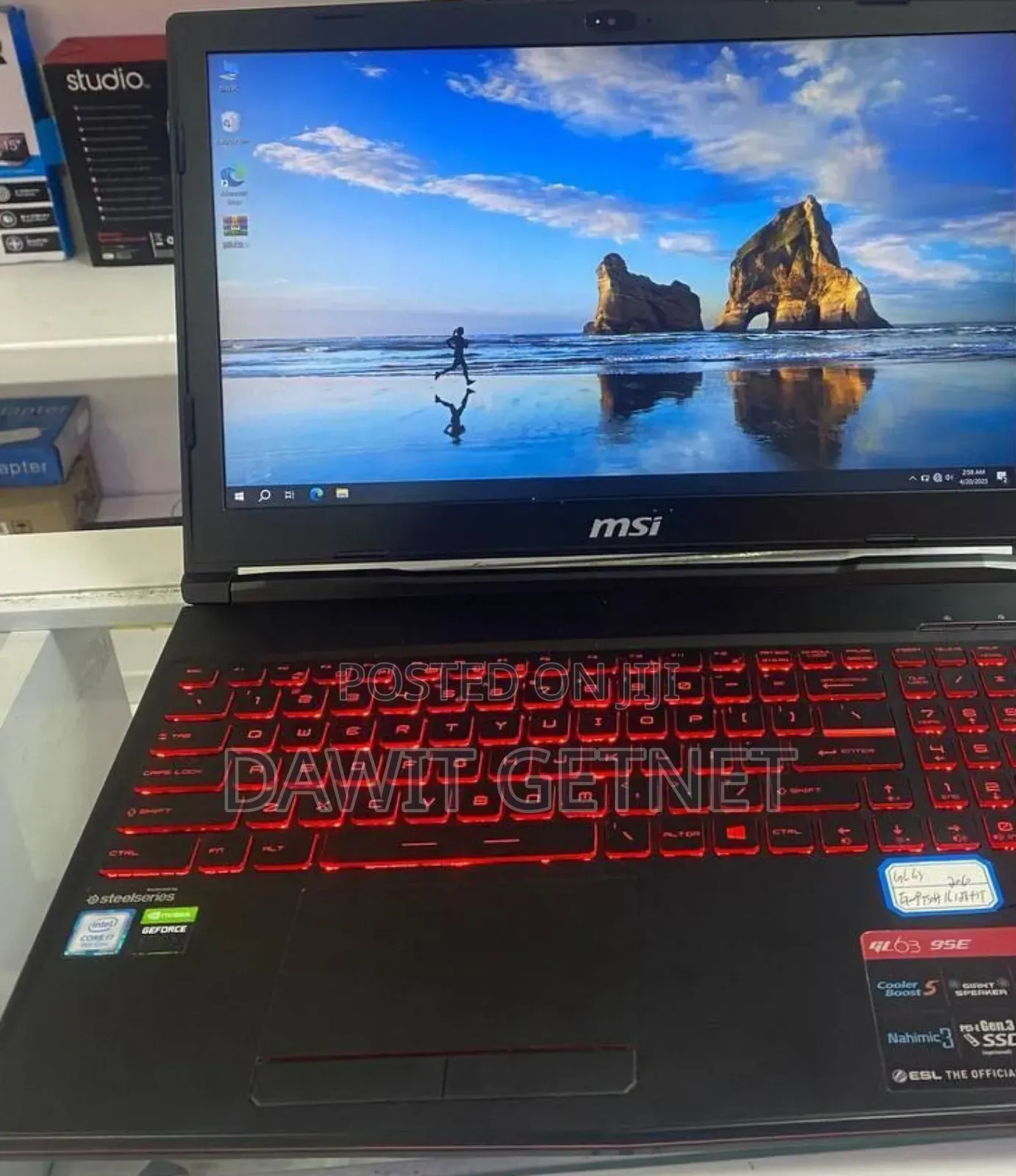 New Laptop MSI GF63 16GB Intel Core I7 SSD 512GB