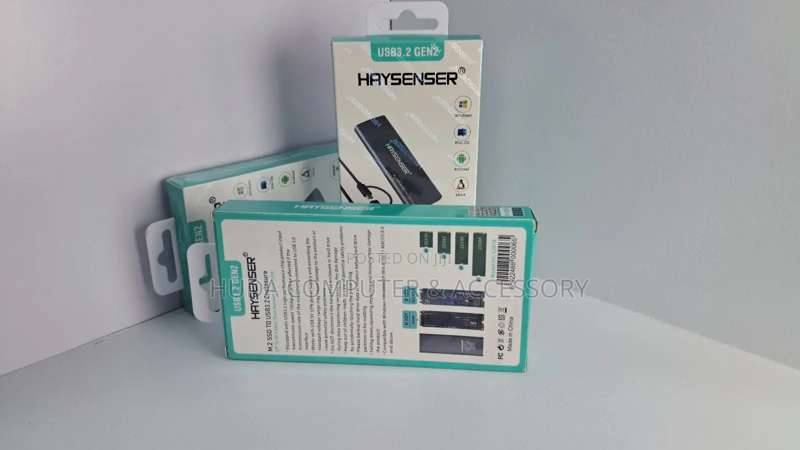 Heysenser Gen2 M.2 SSD Enclosure – Ultra Fast Portable