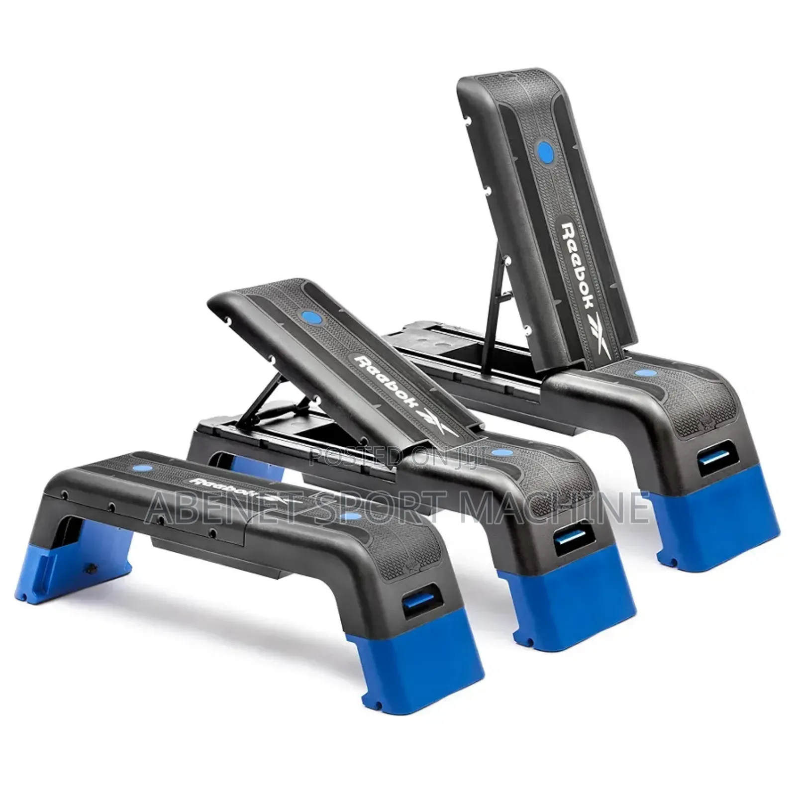 2 in 1 Reebok Deck Steeper and Adjustable Bench