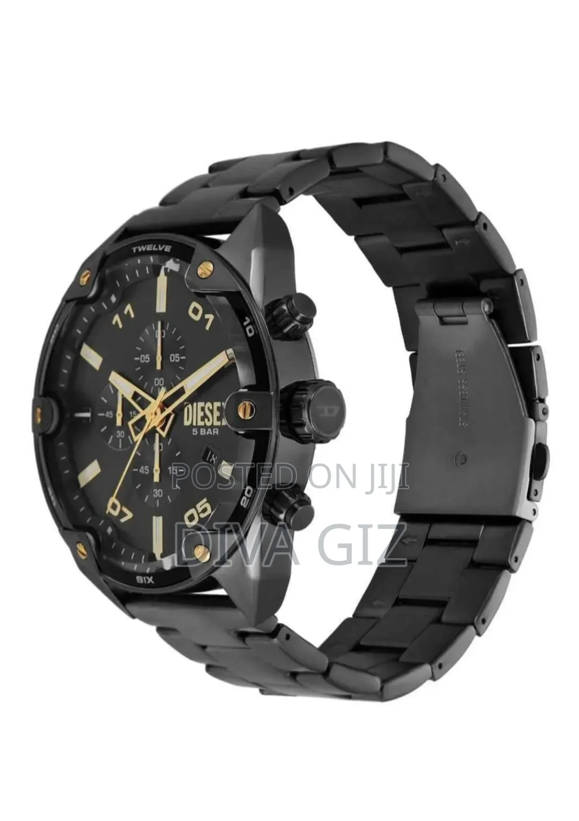 Original Diesel Spiked Chronograph Watch