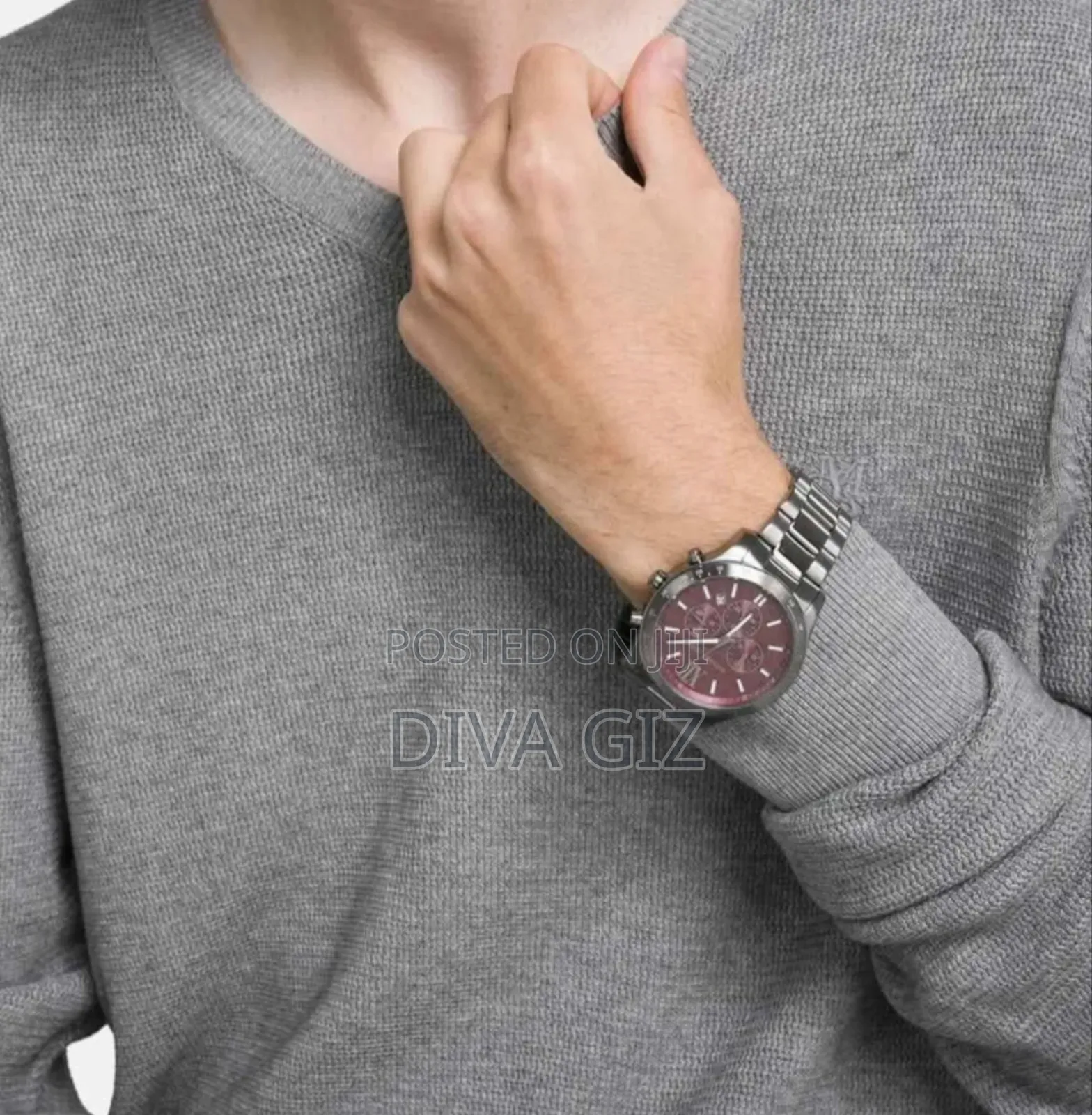 Michael Kors Chronograph Dark Silver