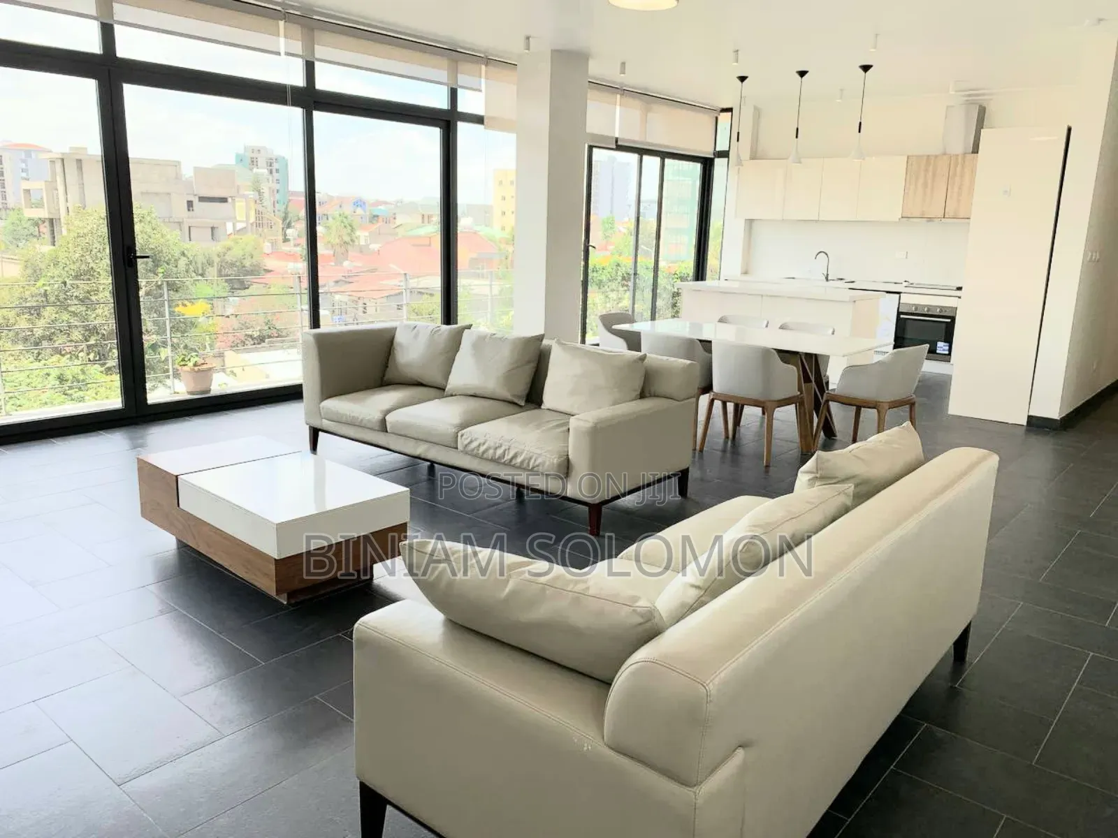 Furnished 3bdrm Apartment in Bole for rent