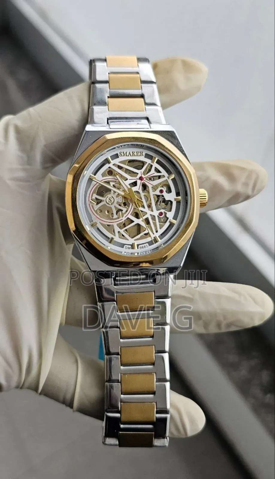 Smaker Luxury Grand Men's Waterproof Full Automatic Mechanical Watch