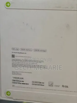 New Laptop Apple MacBook Air 2025 M4 13-Inch 16GB Apple M4 SSD 256GB