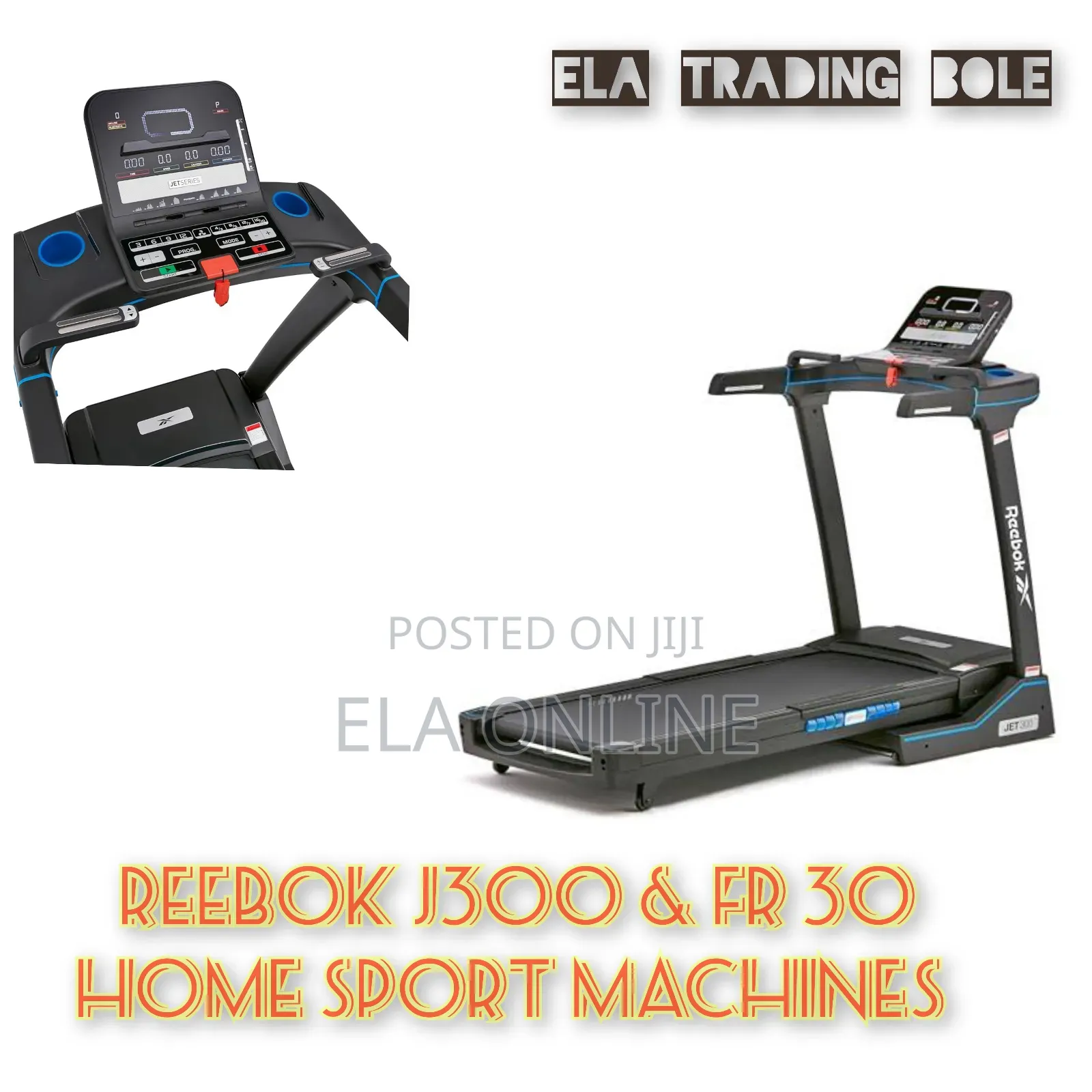 Smart New Technology Home Reebok Running Machine - Jet 300 + Fr30