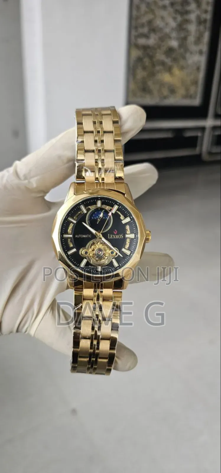 Classic Mens Watches Gold Top Luxury Brand Wristwatches Man Male