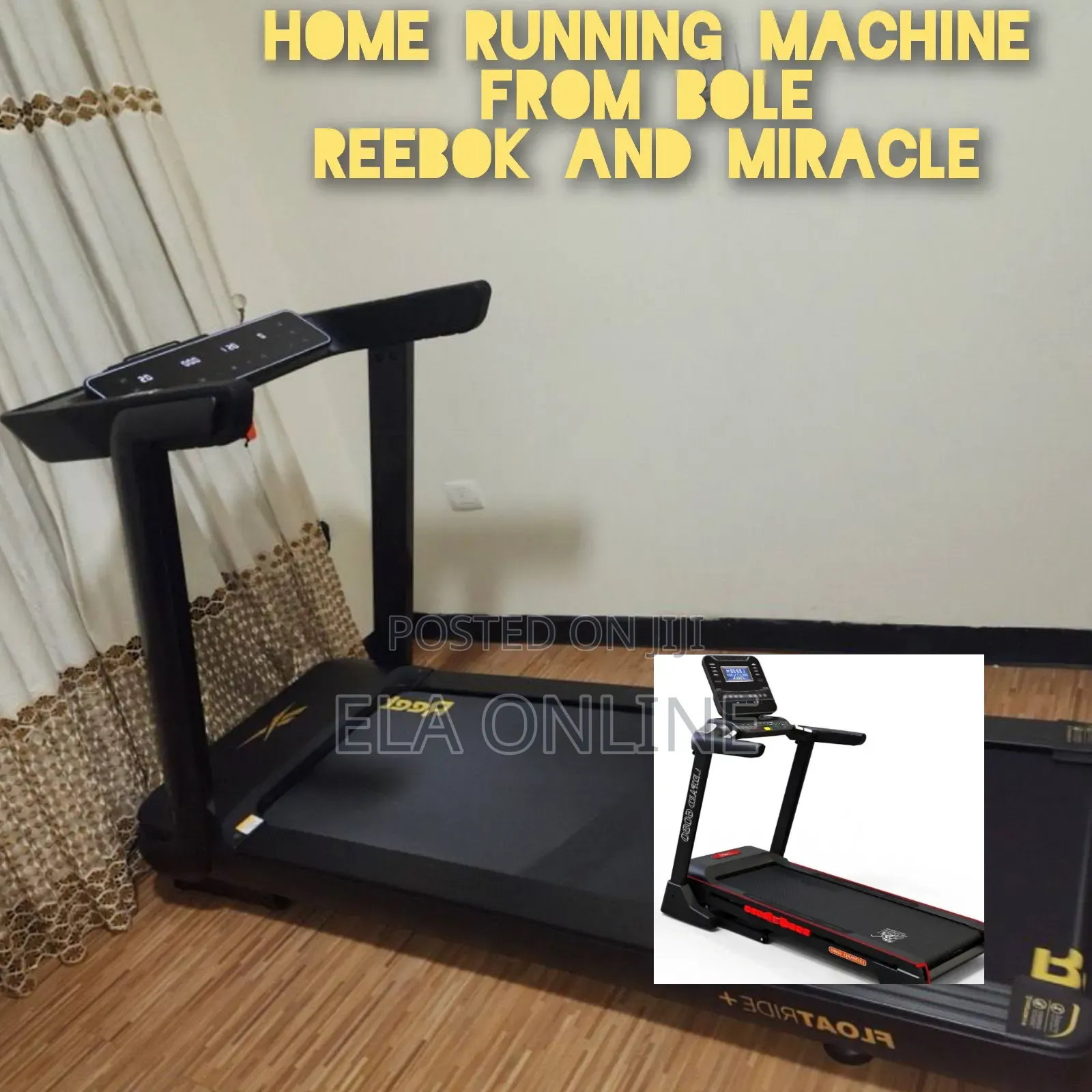 Brand New Home Sport Treadmills መሮጫ አዲዳስ ማሽን + Discount for Short Time